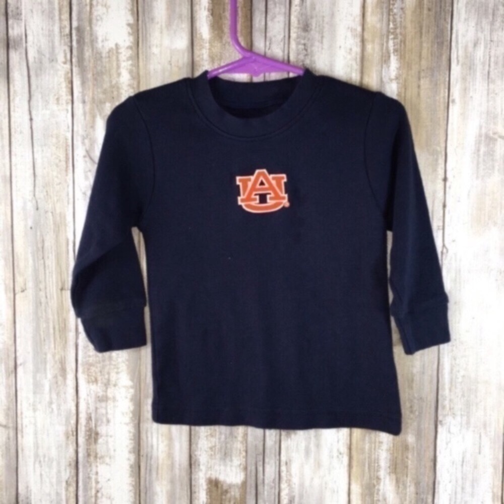 Auburn Tigers Baby Long Sleeve Shirt 18M Navy NCAA Kids Tee